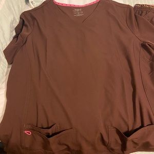 Brown/chocolate/espresso scrubs